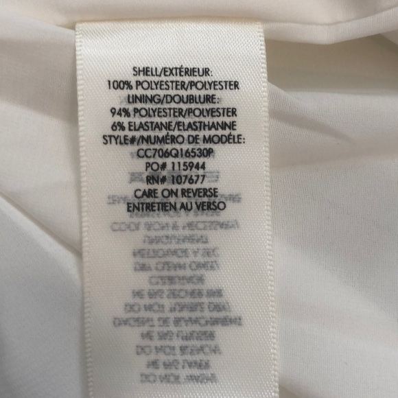 NWOT Alice & Olivia White Floral Dress Size Large - Picture 7 of 8